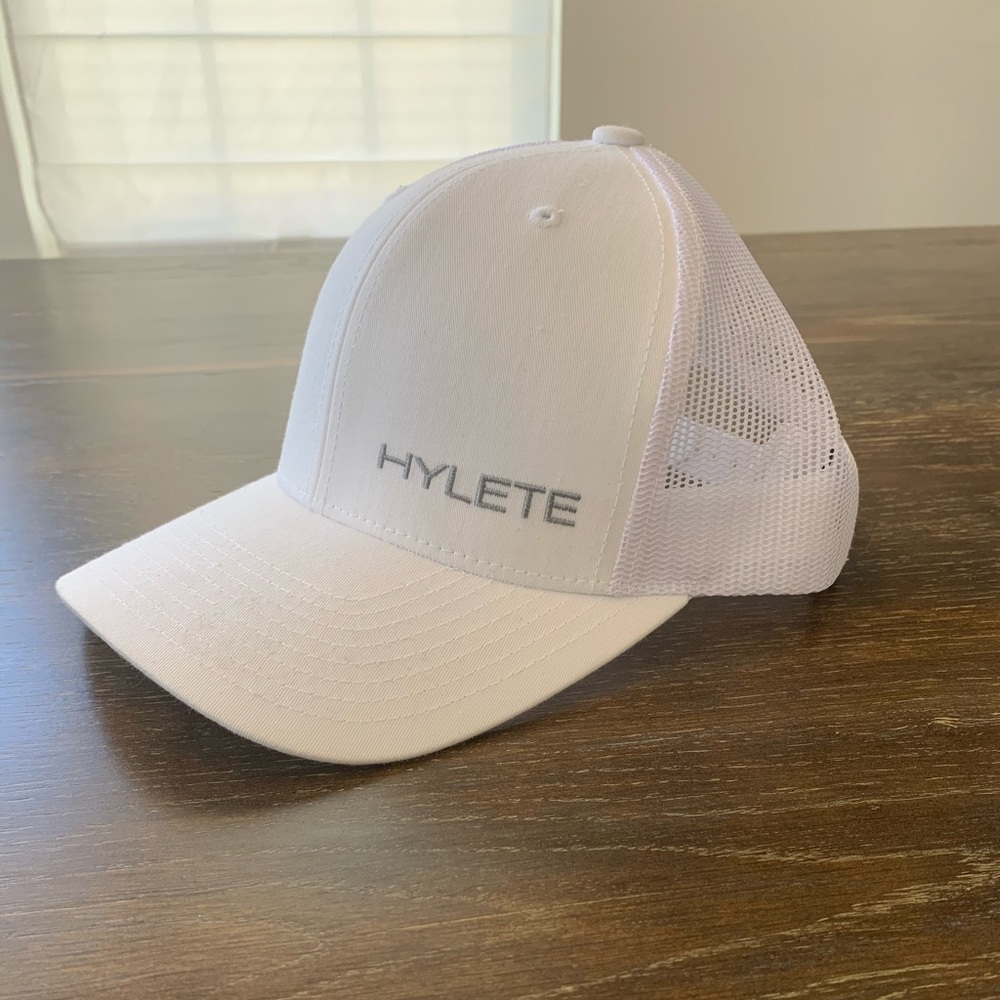 White Hylete Hat